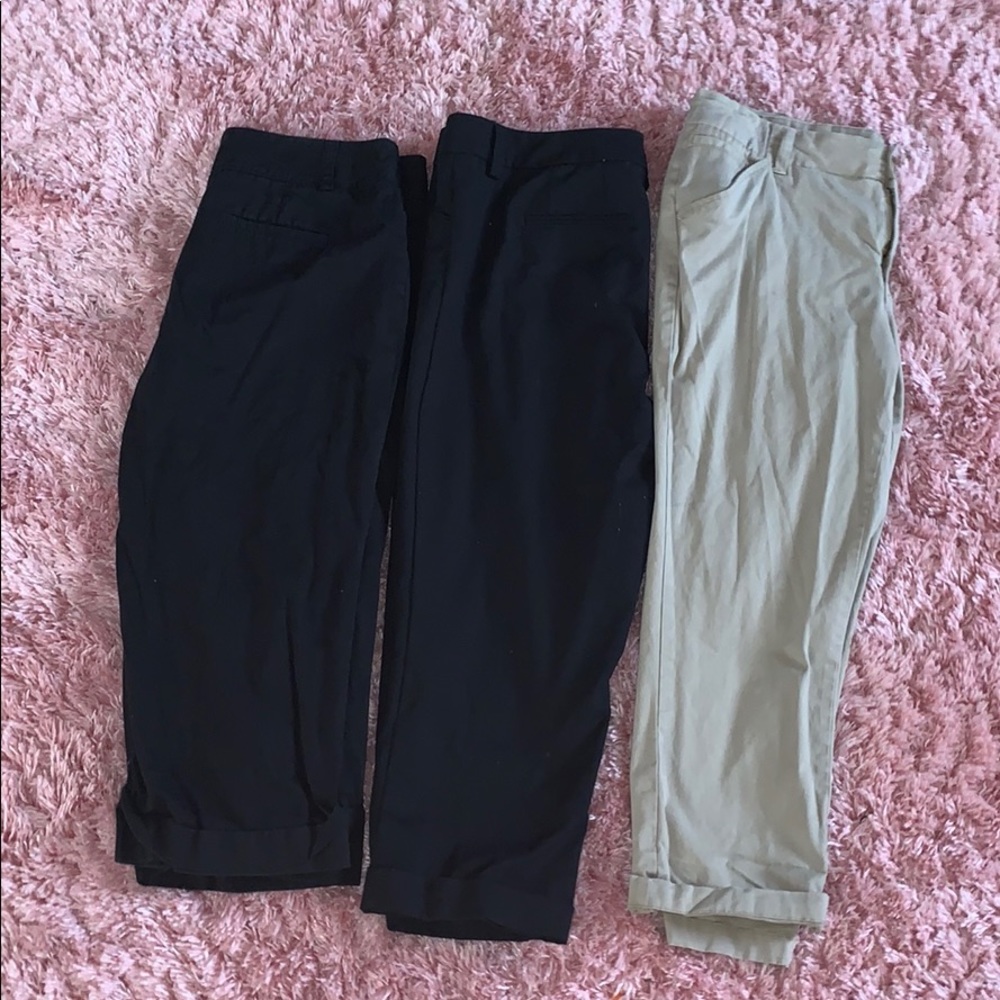 Woman’s size 12 Bundle (3 pair) of Capri pants